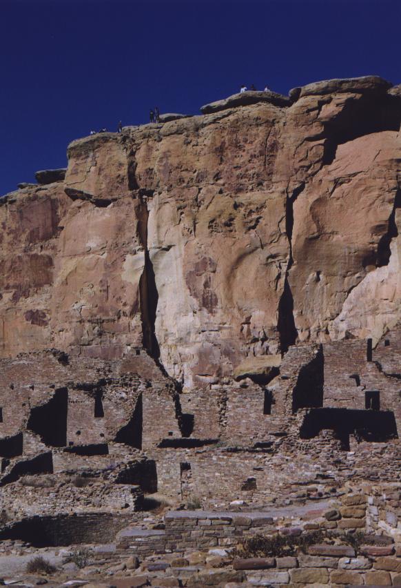 ruins at cliffside